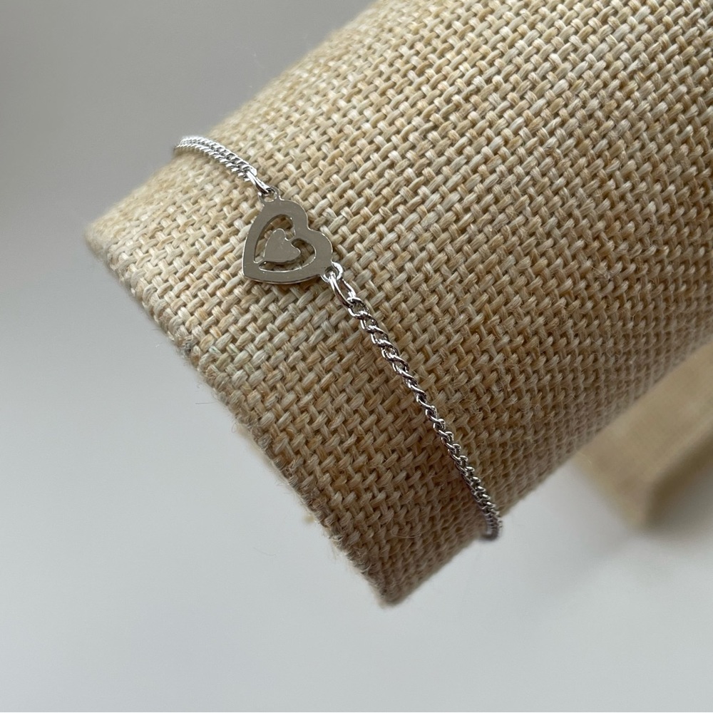 Classic Simple Three Hearts Avon Bracelet